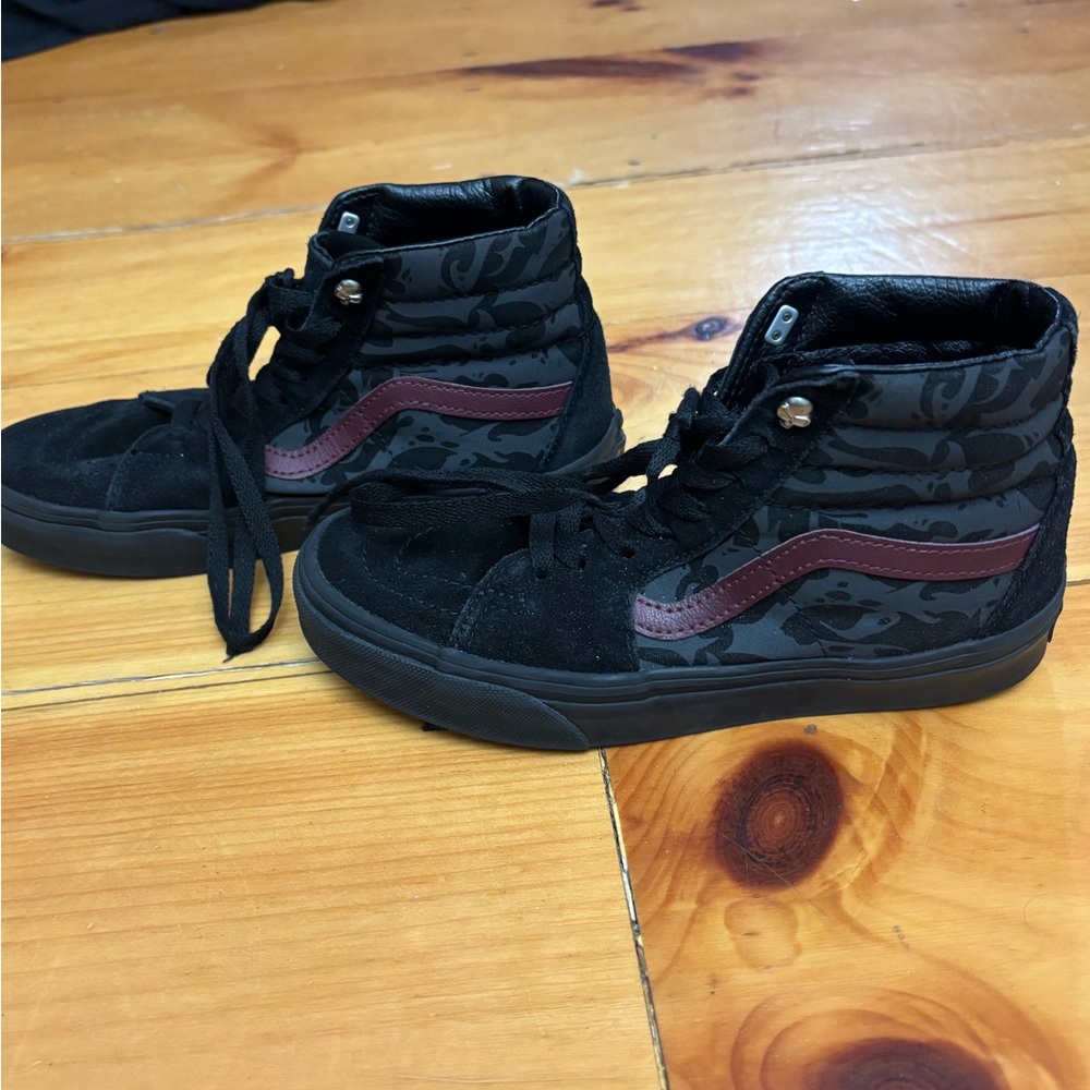 Vans Sk8-Hi Black Camo High Top Sneakers | Men 4.5 Women 6